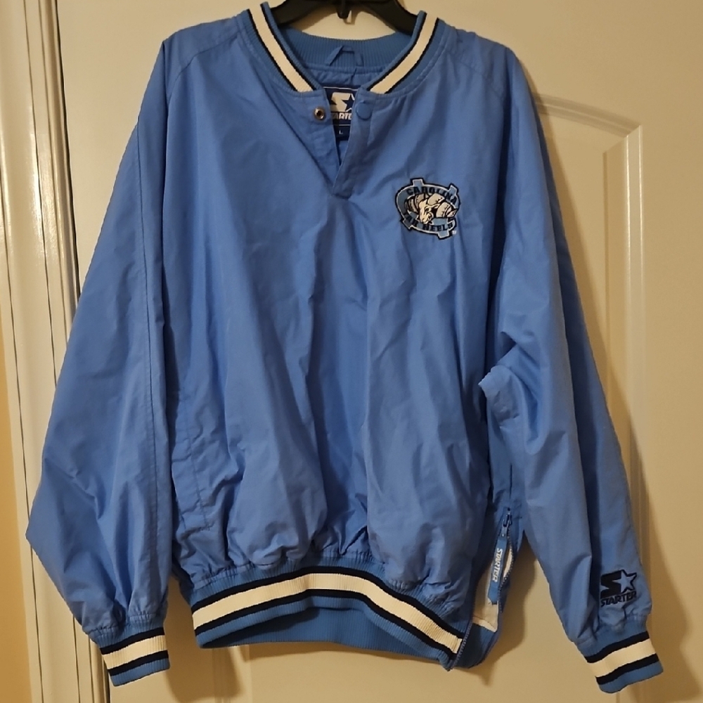 Starter Light Blue Pullover Jacket - image 1